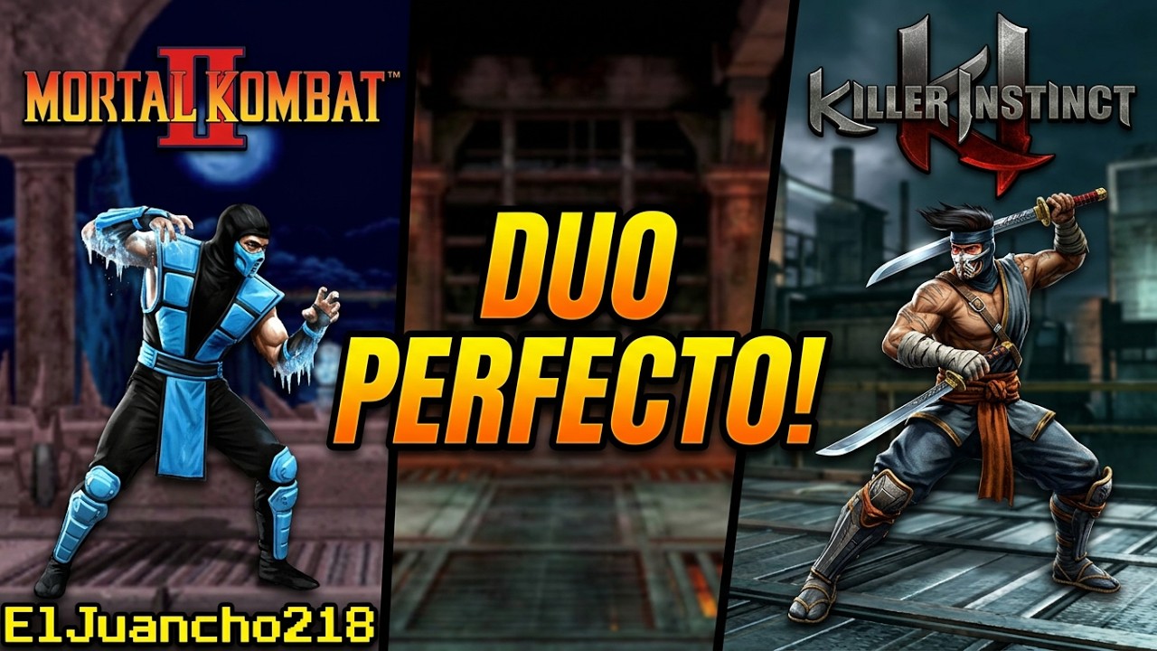 Directo de Mortal Kombat II y Killer Instict. Duo Perfecto!