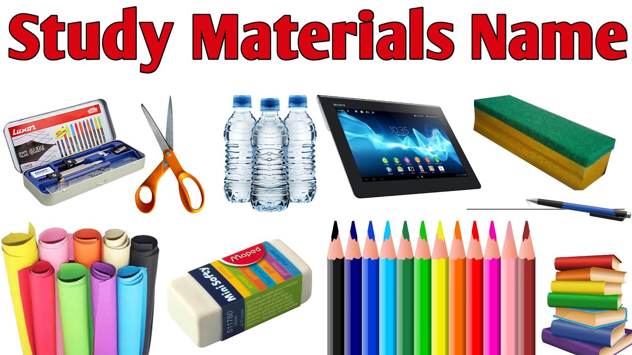 School Supplies Name in English and Hindi | Learn Stationery for Kids