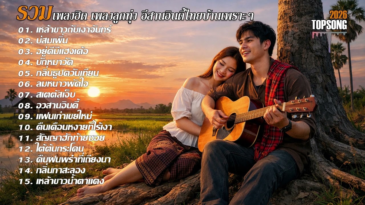รวมเพลงลูกทุ่งอีสานอินดี้เพราะๆฟังสบายๆ | Official Audio