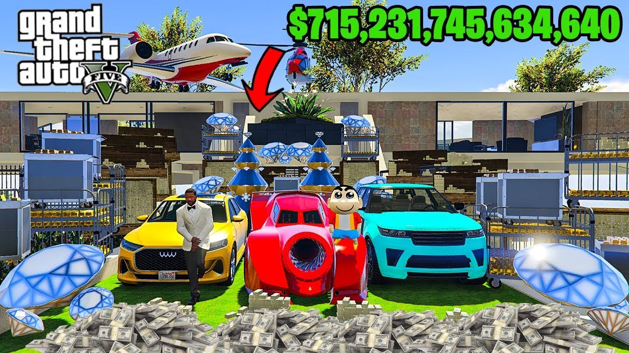 FRANKLIN TOUCH ANYTHING BECOME DIAMOND ll EVERYTHING IS FREE IN GTA 5! HsayOP
