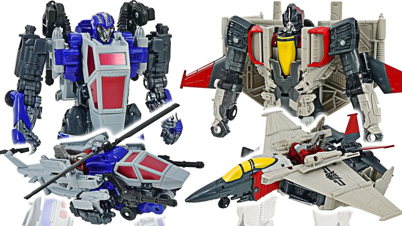 Transformers Movie Bumblebee VS Dropkick & Blitzwing! #DuDuPopTOY