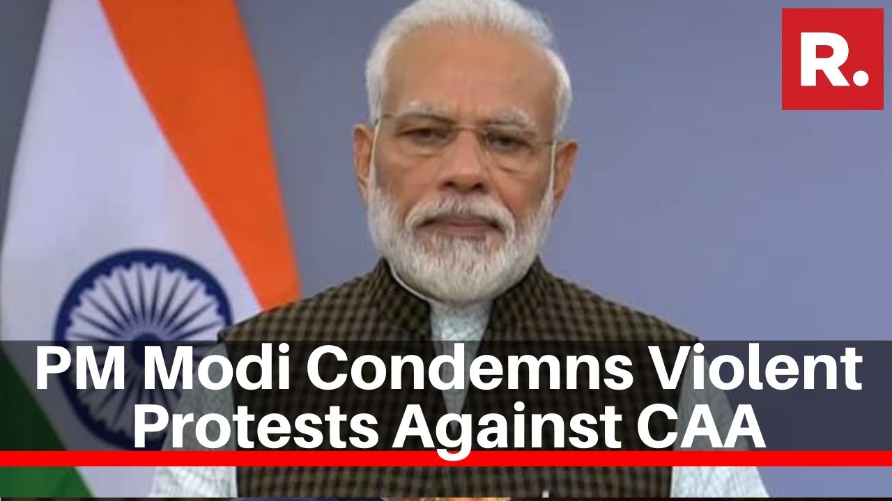 PM Modi Condemns Violent Protests Against CAA, Urges People To Maintain Peace And Unity