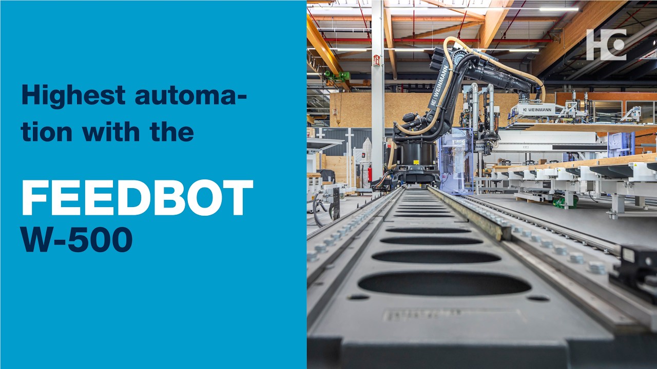 Maximum automation in element production with the FEEDBOT W-500 robot