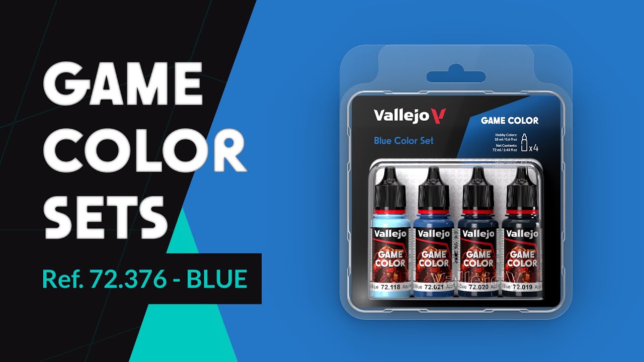 Ref. 72.376 BLUE COLOR SET - Game Color