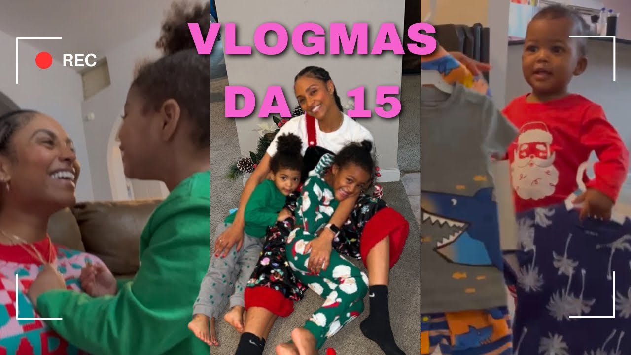 VLOGMAS DAY 15| Xmas in ATL with my God kids 2023🥰🎄♥️🫶🏽
