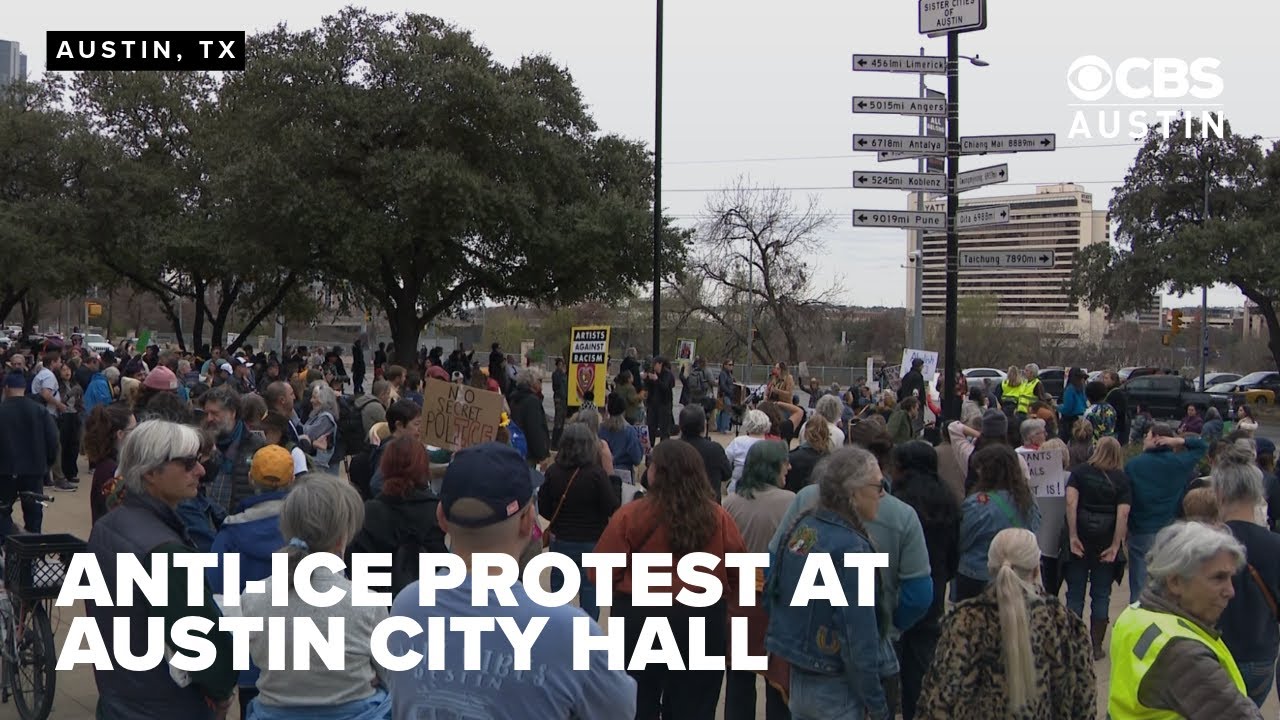 Austin City Hall Protest: Community Demands APD End ICE Cooperation