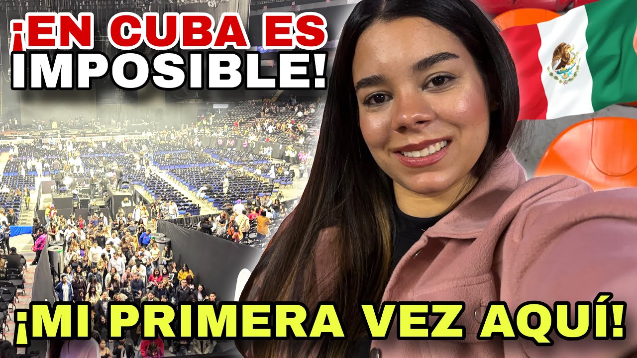 🇨🇺Cubana NO CREE lo IMPACTANTE del PALACIO DE LOS DEPORTES 🇲🇽😱En México tienen Espectáculos muy TOP 
