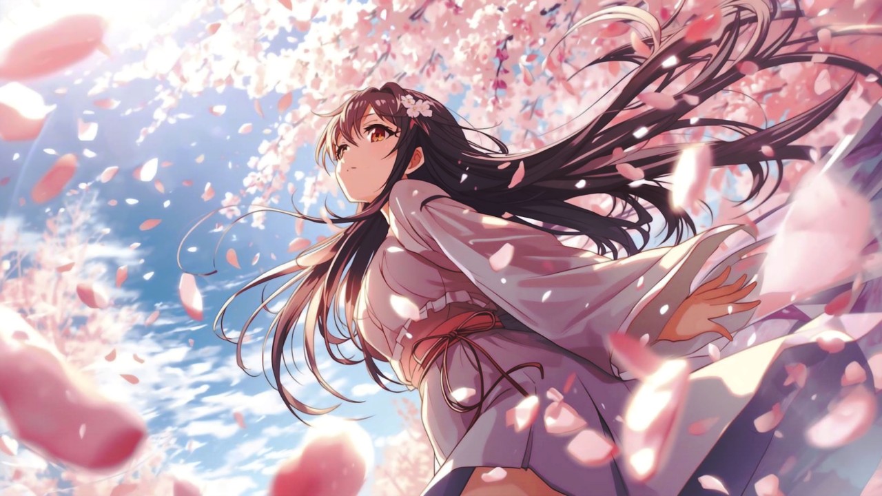 【AI J-Pop Music】夢桜｜anime-style / concept visual【AI Un-Cover Music】