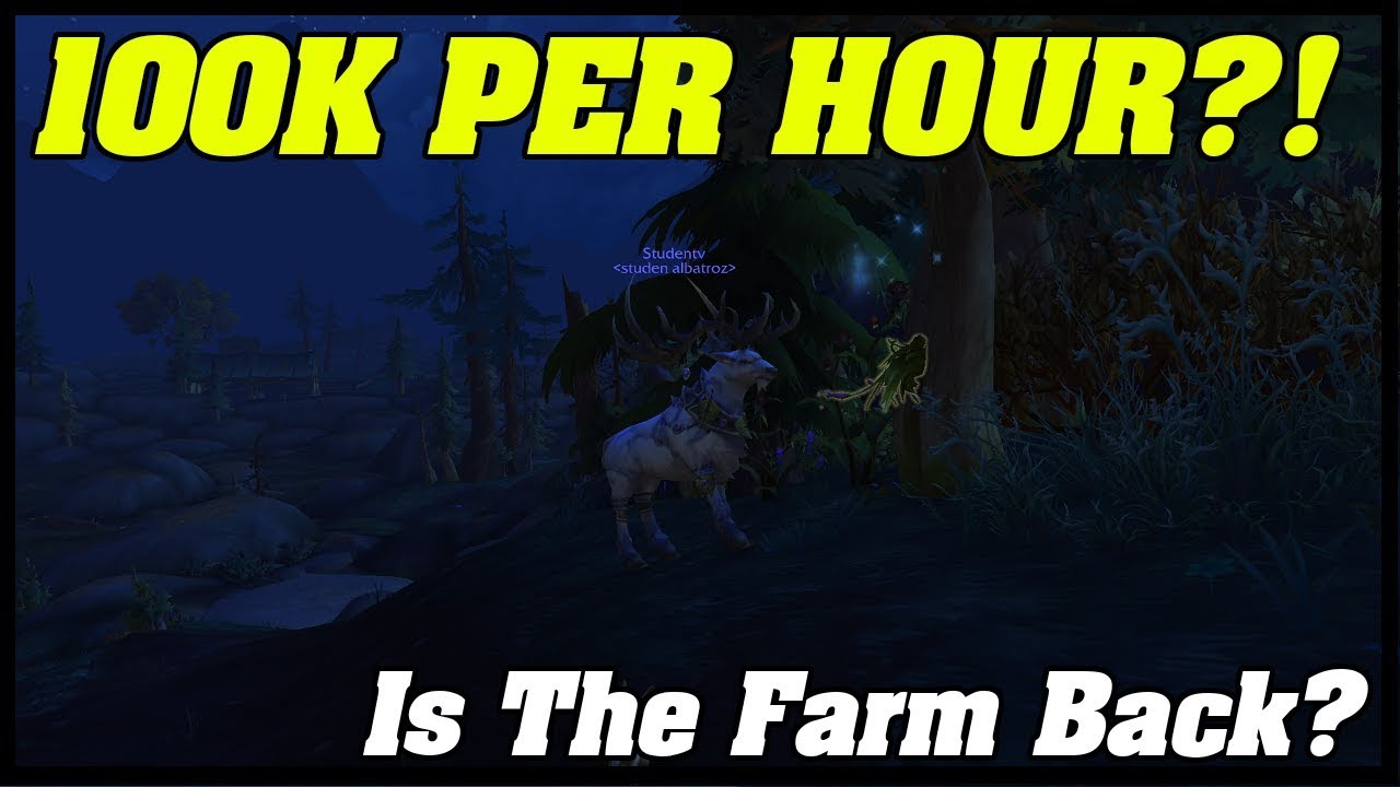 I Tried Out The 100K Per Hour Herbalism Route