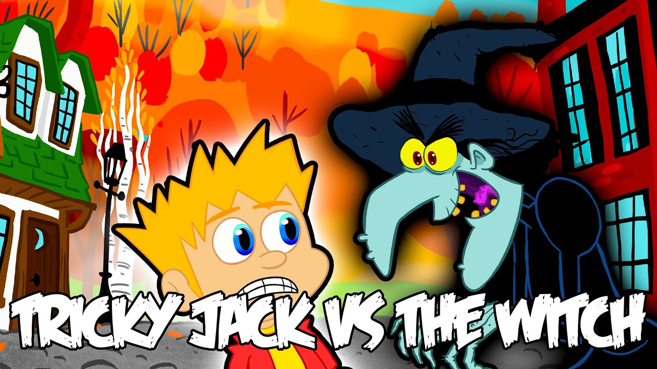 TRICKY JACK vs THE TRICKY WITCH! 🤣 Cool School Cartoons for Kids