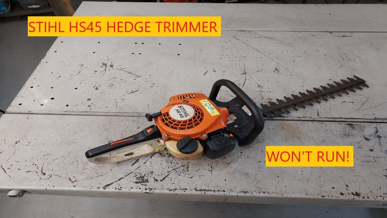 Stihl HS45 Hedge Trimmer | Won't Run! You Won't Believe WHY!