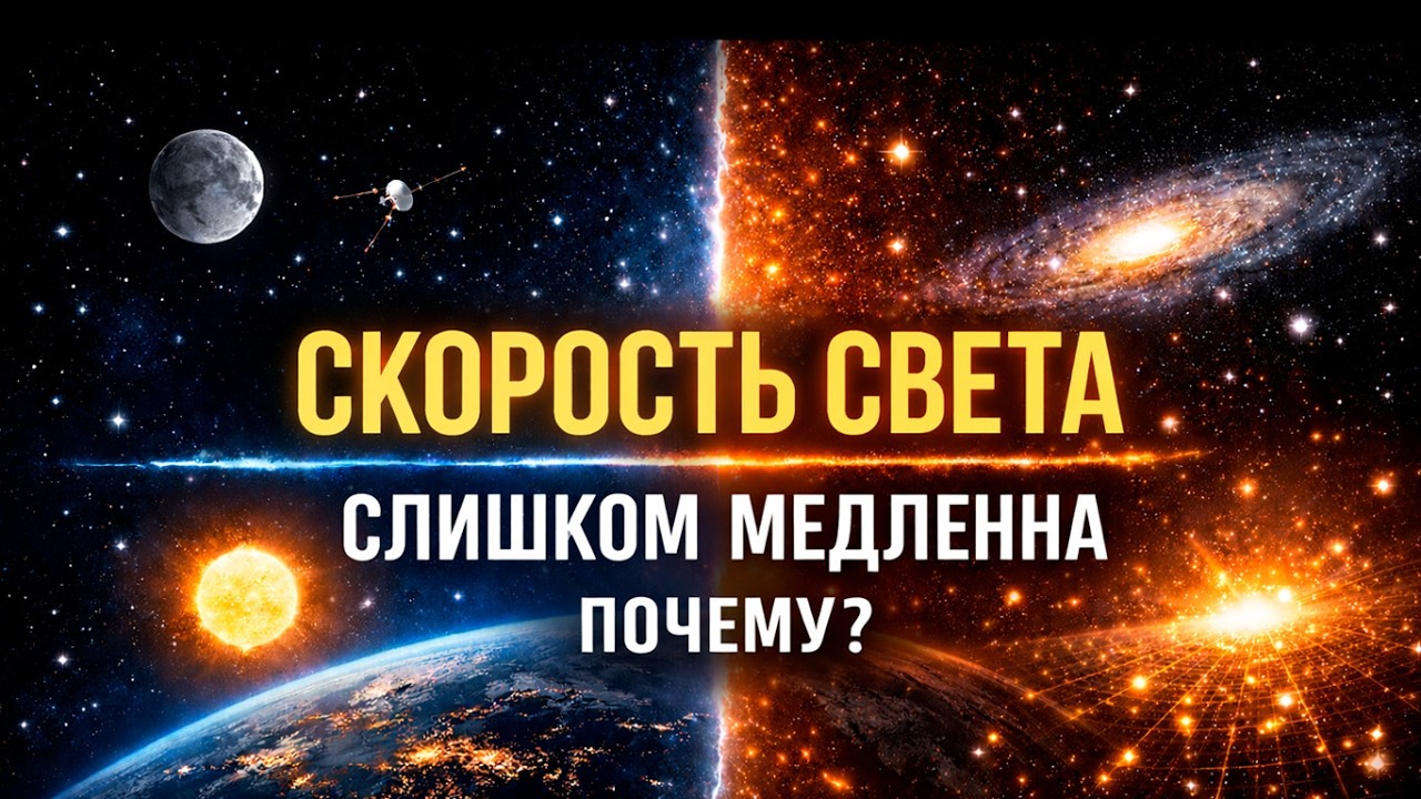 Скорость света СЛИШКОМ медленная: почему мы никогда не долетим до других галактик