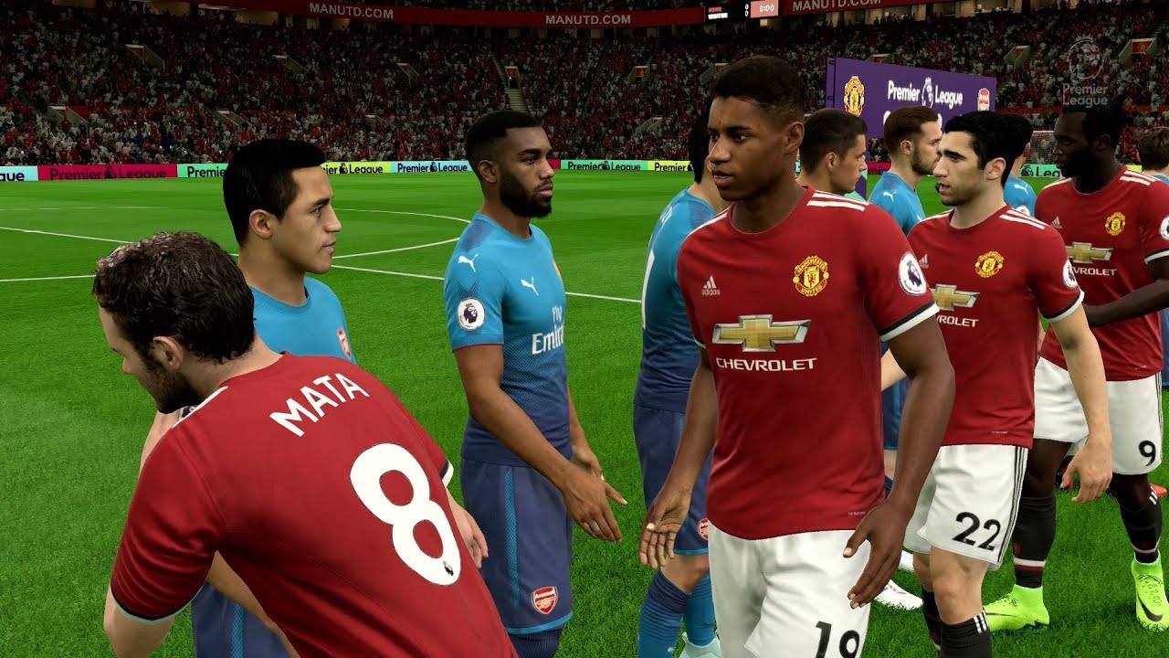 FIFA 18 | Manchester United vs Arsenal - Full Gameplay (PS4/Xbox One)