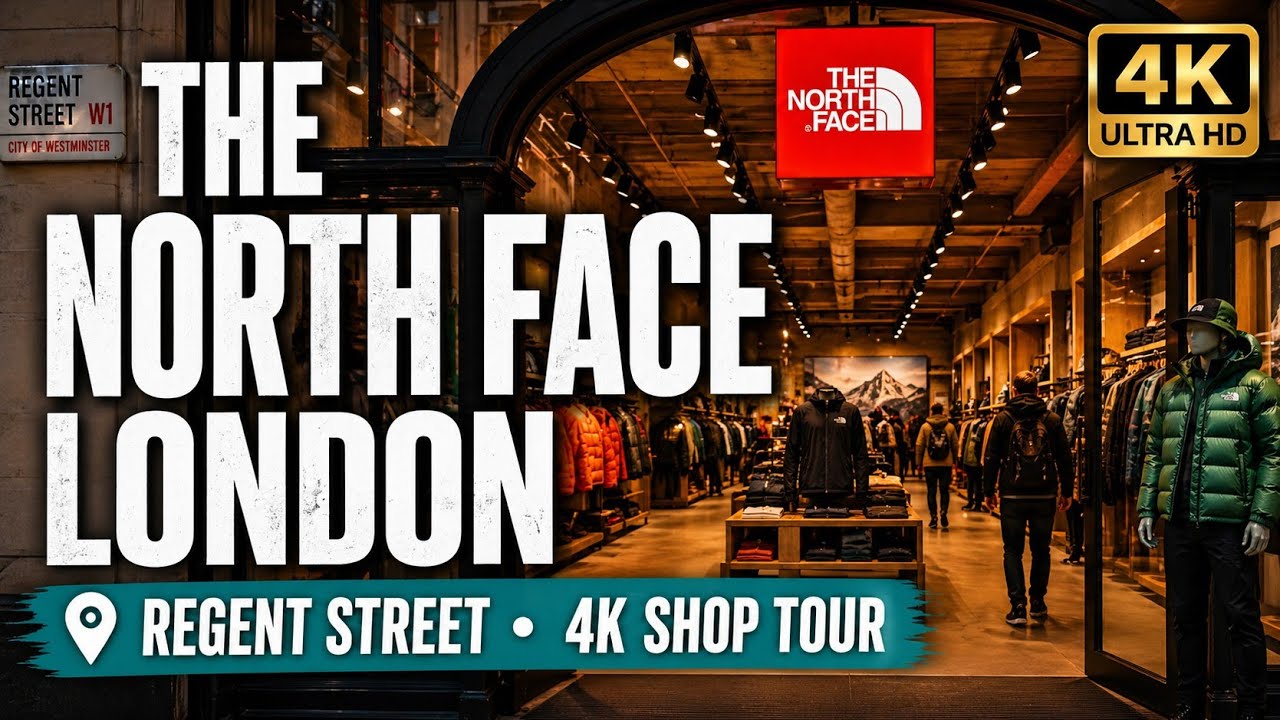 Step Inside The North Face London – Regent Street Walk Tour with Lofi Vibes