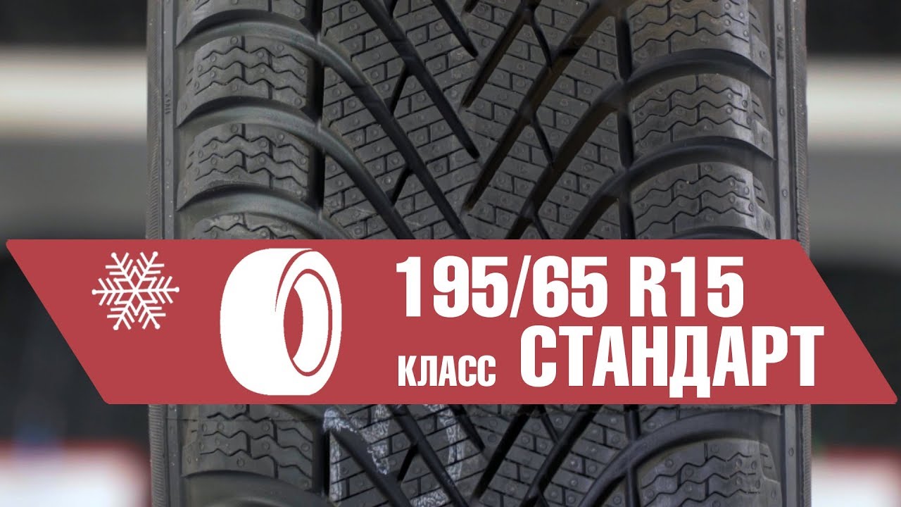 Шины 195/65 R15 к зиме 2019/2020: класс Стандарт
