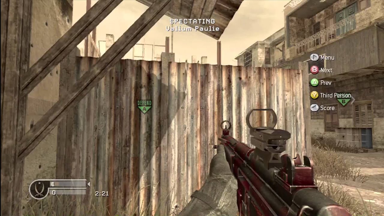 COD4: Search and Destroy Gameplay vs DECENT PLAYERS | 3v3 Backlot.