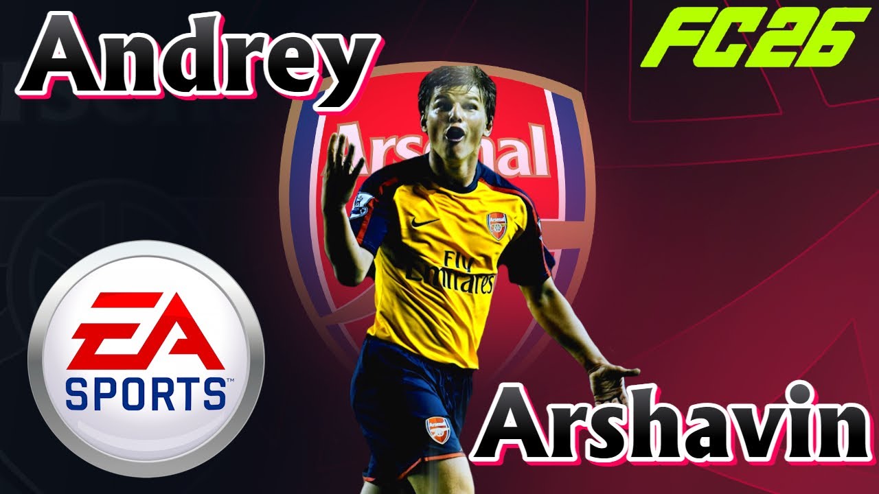 Andrey Arshavin EA FC 26 pro clubs face (ENG).