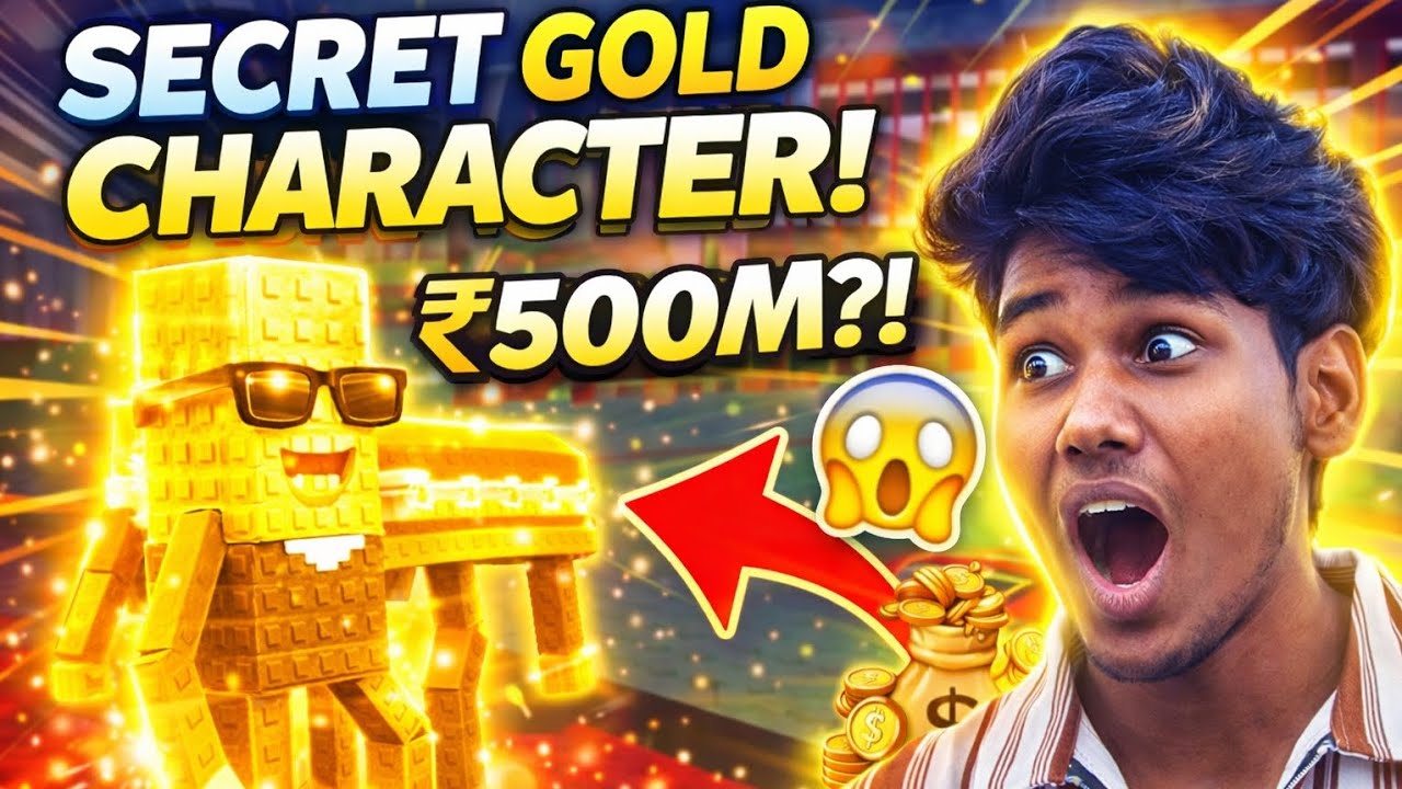 ₹500M GOLD Character Roblox-ல்! Lucky Block😱