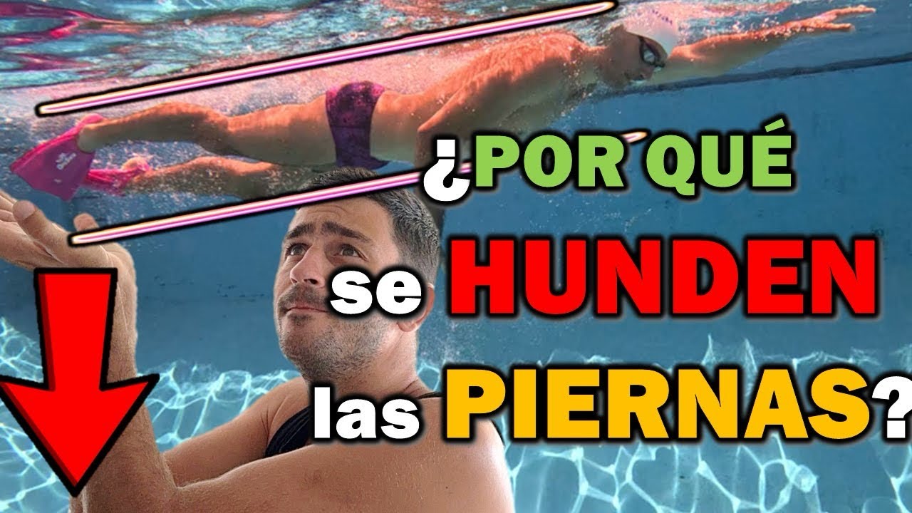 PIERNAS HUNDIDAS en NATACIÓN | Como FLOTAR mientras NADO