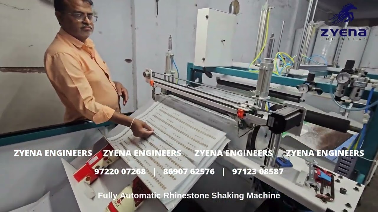 Fully Automatic Hotfix Sticker Making Machine