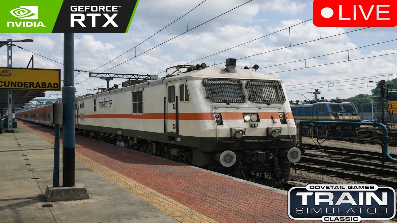 12251 Wainganga SF Express | Railworks Train Simulator | Live