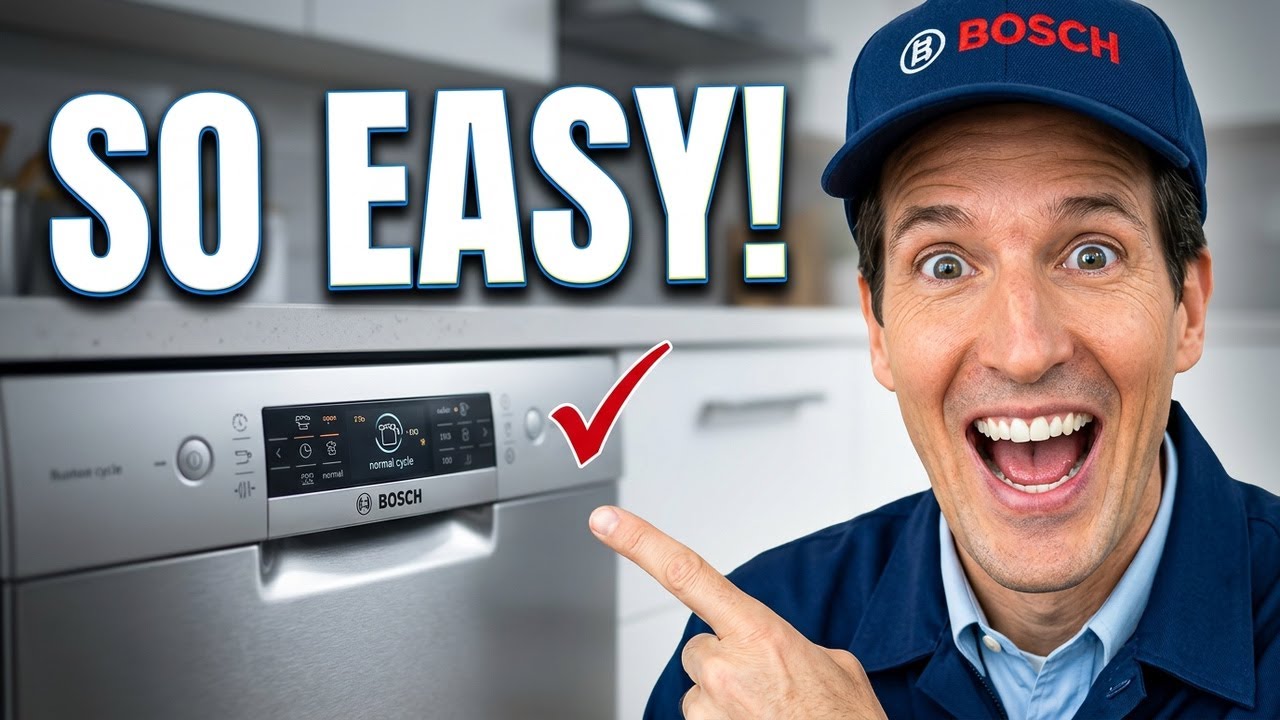 ✨ BOSCH DISHWASHER E09 - Easy DIY Fix ✨