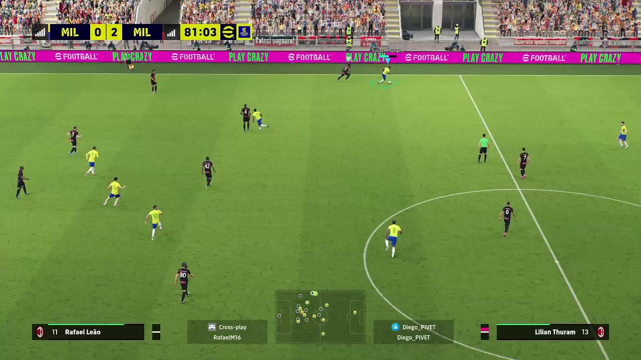 Jogando o evento do milan + resenha