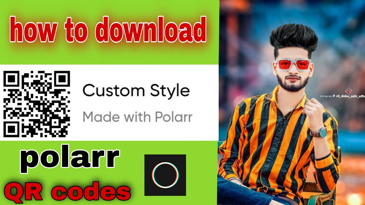 how to download polarr unlimited QR codes 🔥||polarr best QR codes ||top photo editing app
