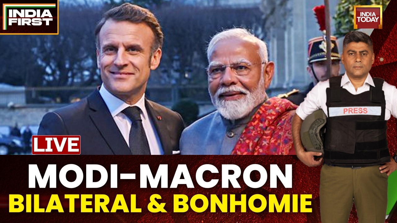 LIVE: Macron In India | AI Summit 2026 | Modi-Macron Bonhomie | India First with Gaurav Sawant