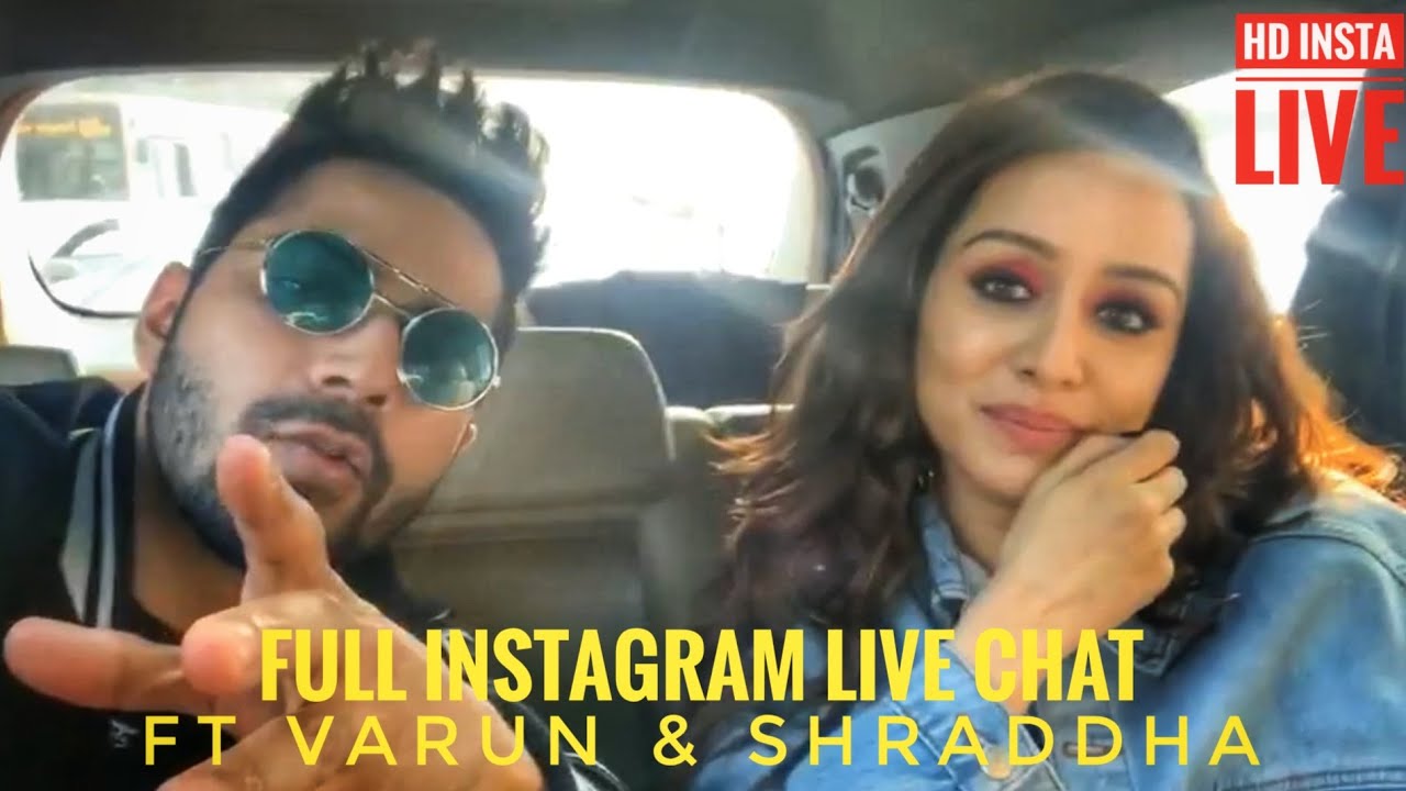 INSTAGRAM LIVE CHAT ft Varun & Shraddha [Launch of Illegal Weapon 2.0]