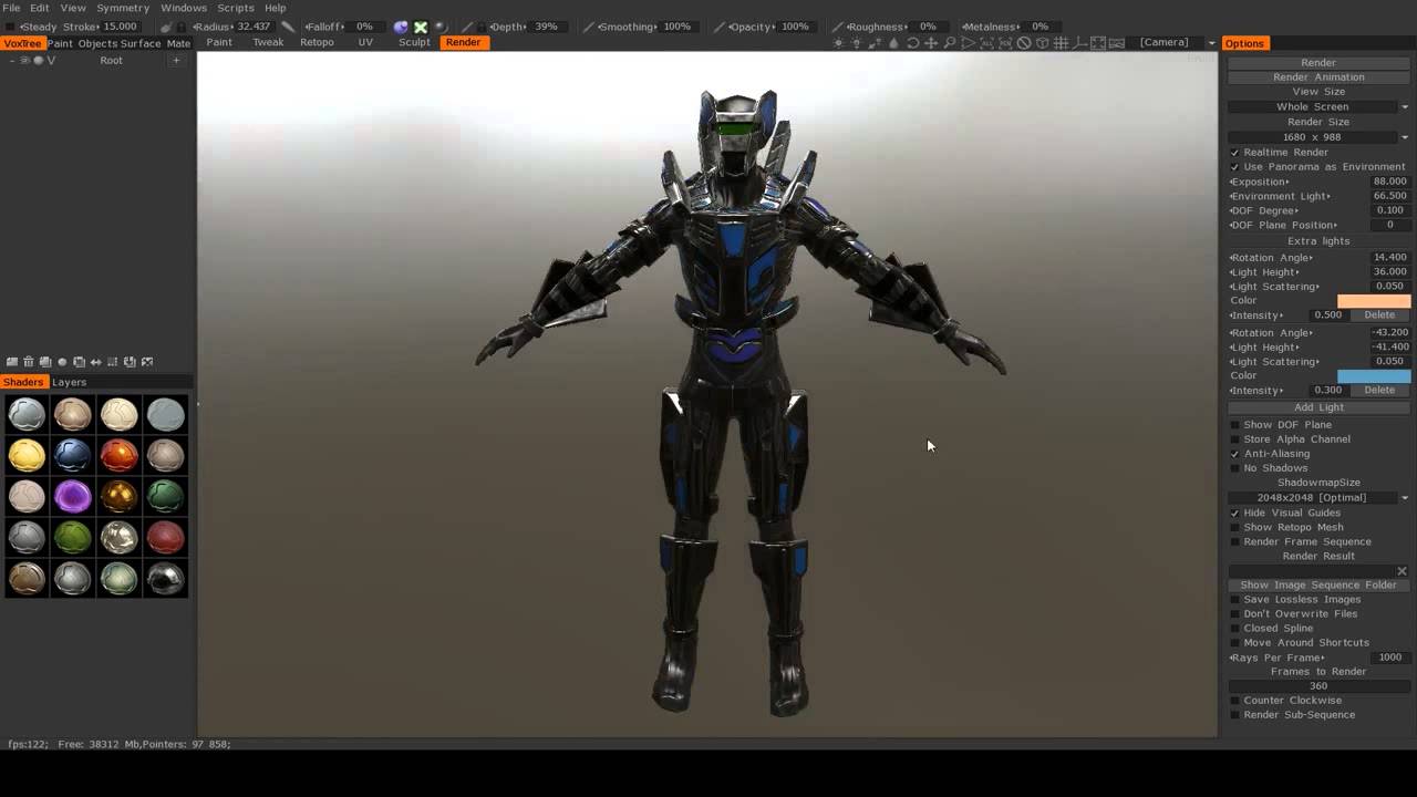 Welcome to 3D-Coat: Part 23 (Rendering)