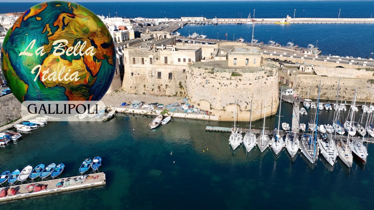 Gallipoli (LE) - La perla dello Jonio - Puglia - Video panoramico di Gallipoli
