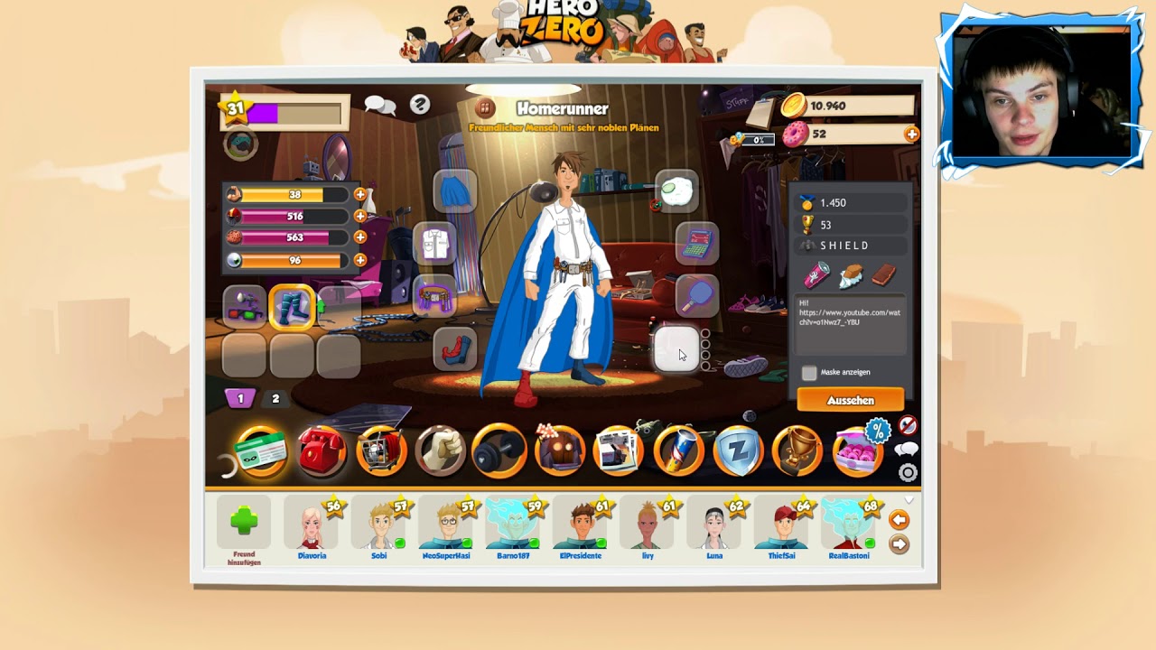 Hero Zero Server 21 - 2 Stufe 100 Helden am 2. Tag?