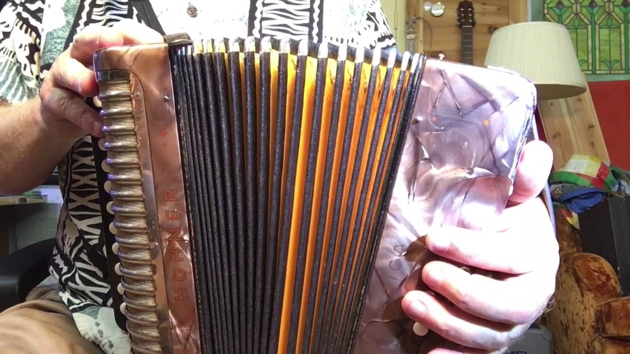 Hohner Erica button accordion in CC# converted to DG #291 (sold)