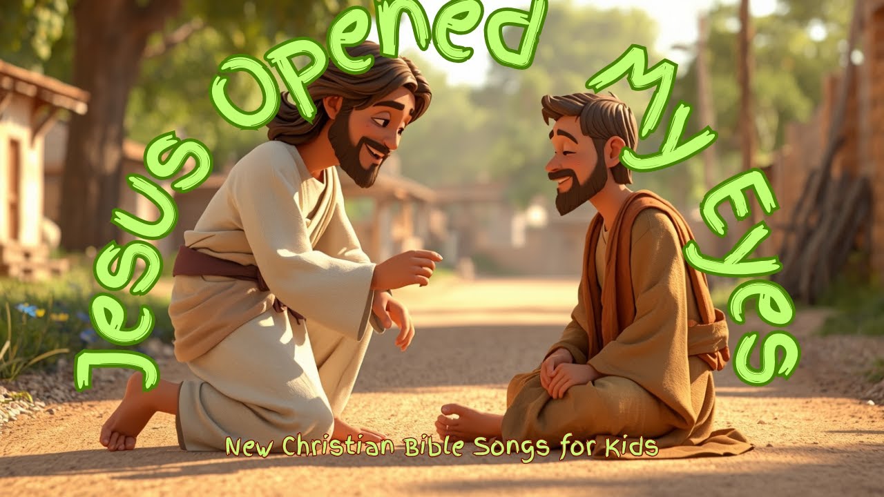 Jesus Opened My Eyes | Kids Praise Song | Kids Bible Song Inspired by John 9:1–7