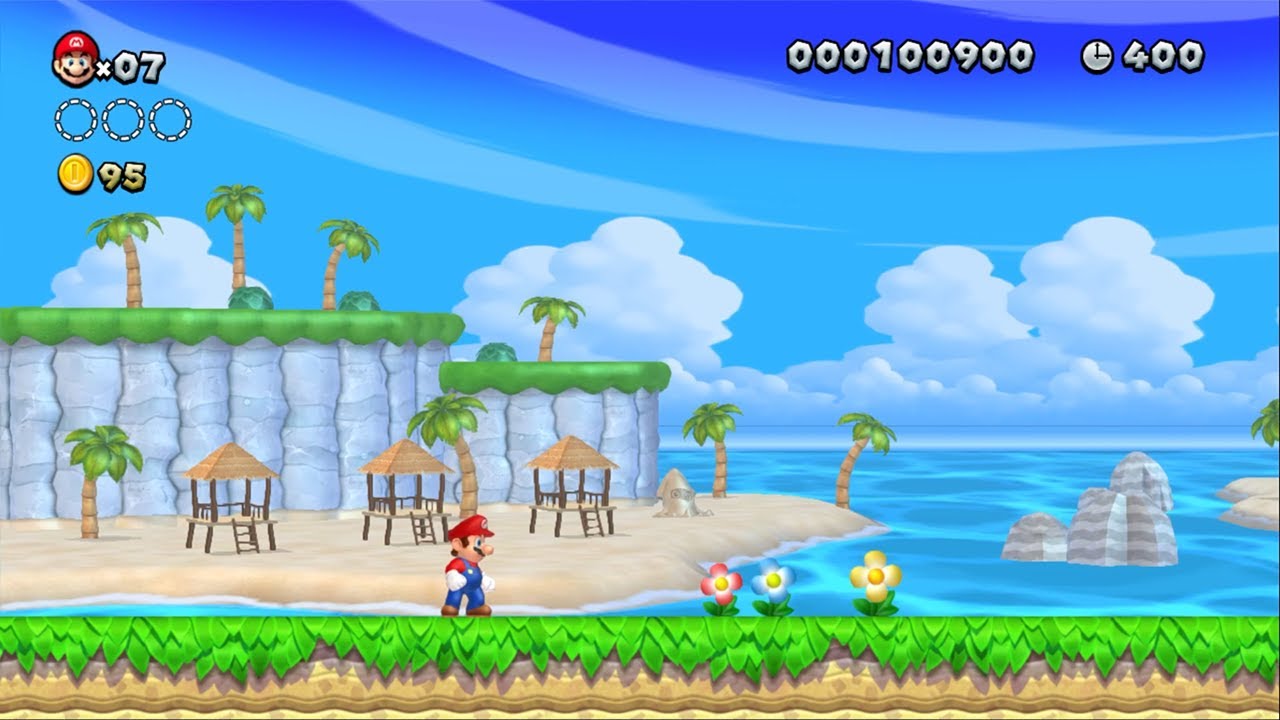 New Super Mario Bros U - My Unfinished Backgrounds
