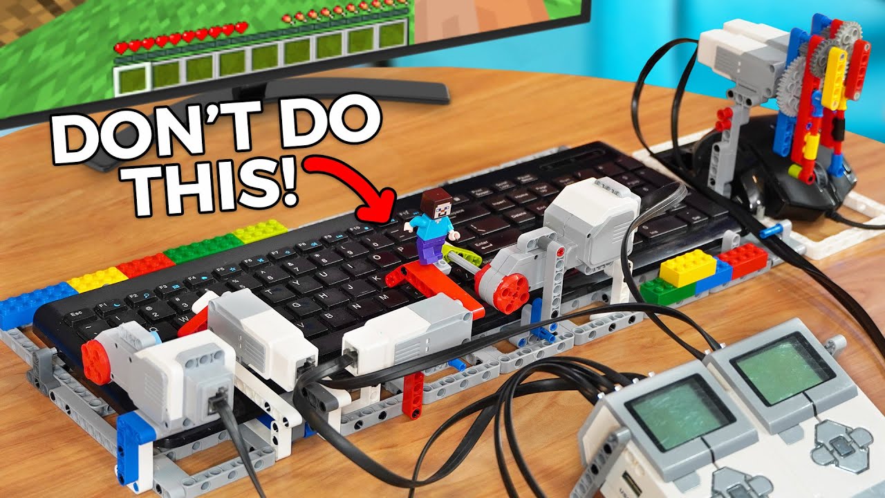 I Made a LEGO Robot, to Cheat at Minecraft...