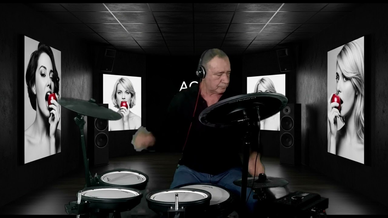 Eurythmics-  When Tomorrow Comes-( DRUM COVER )