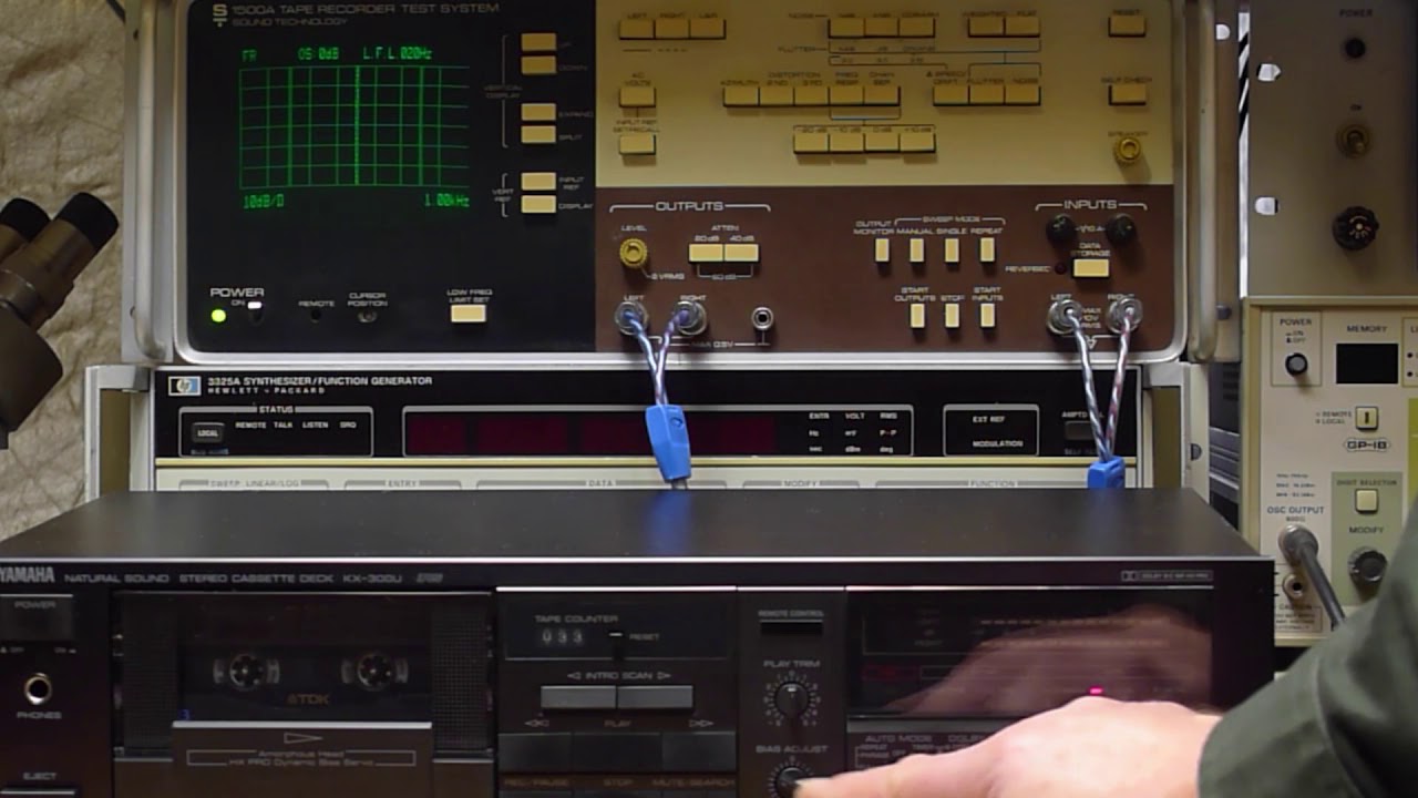 Yamaha KX 300U Wow & Flutter/Frequency Tests