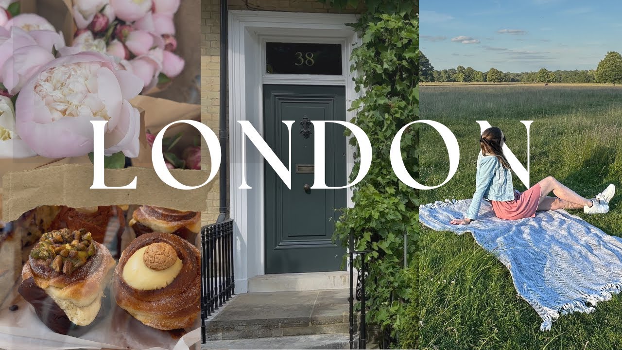 London Summer Vlog 🇬🇧 👗 | Day in Richmond, Food Market 🍰 , Picnic, Deer
