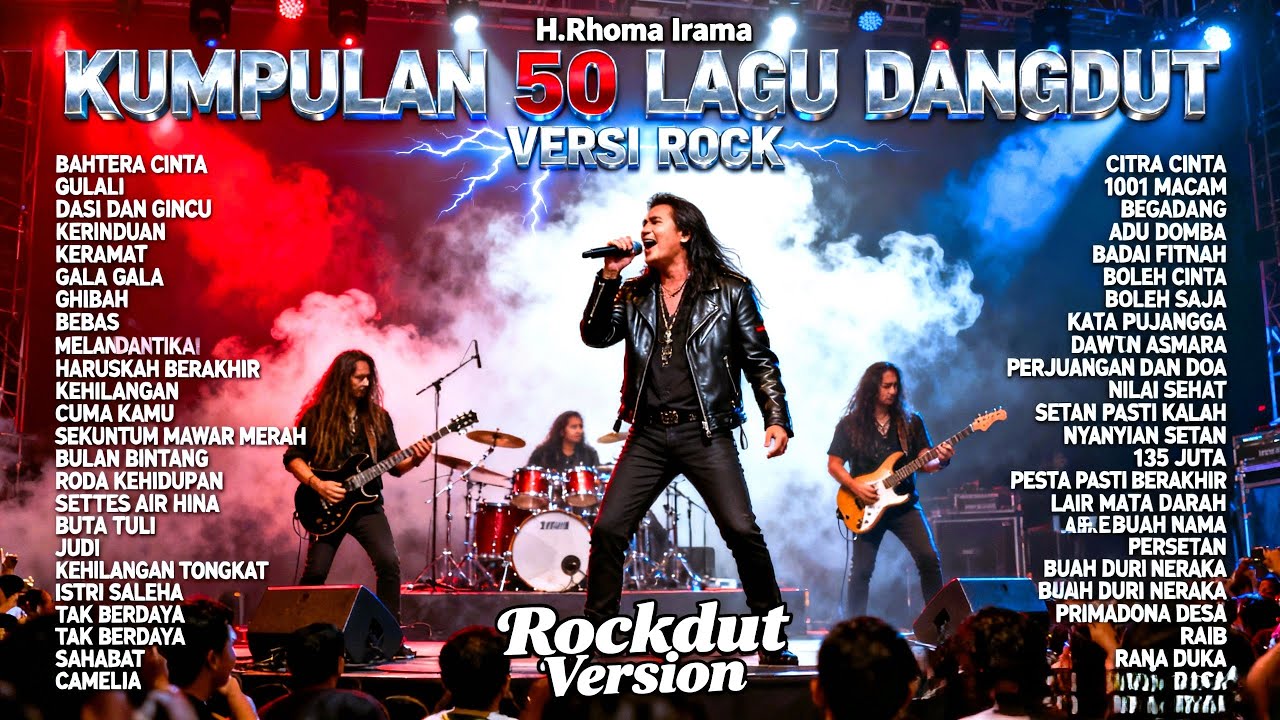 Kumpulan 50 Lagu Dangdut Versi Rock H. Rhoma Irama | Rockdut Full Album Terbaik Sepanjang Masa