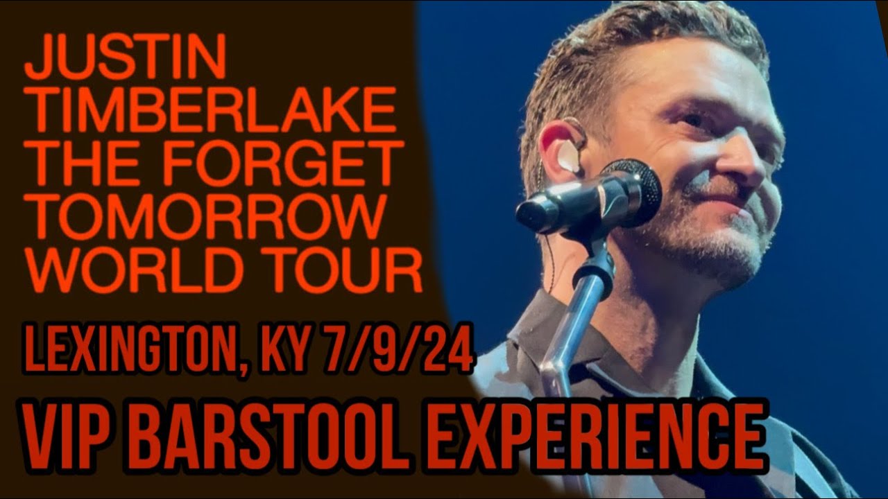 Justin Timberlake The Forget Tomorrow World Tour VIP Bar Stool Experience Vlog