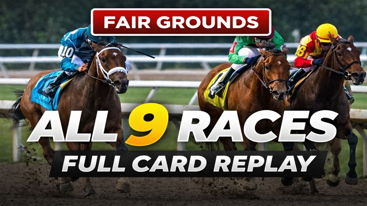 Fair Grounds Full Card Replay | March 9, 2026 | All 9 Races & Winners
