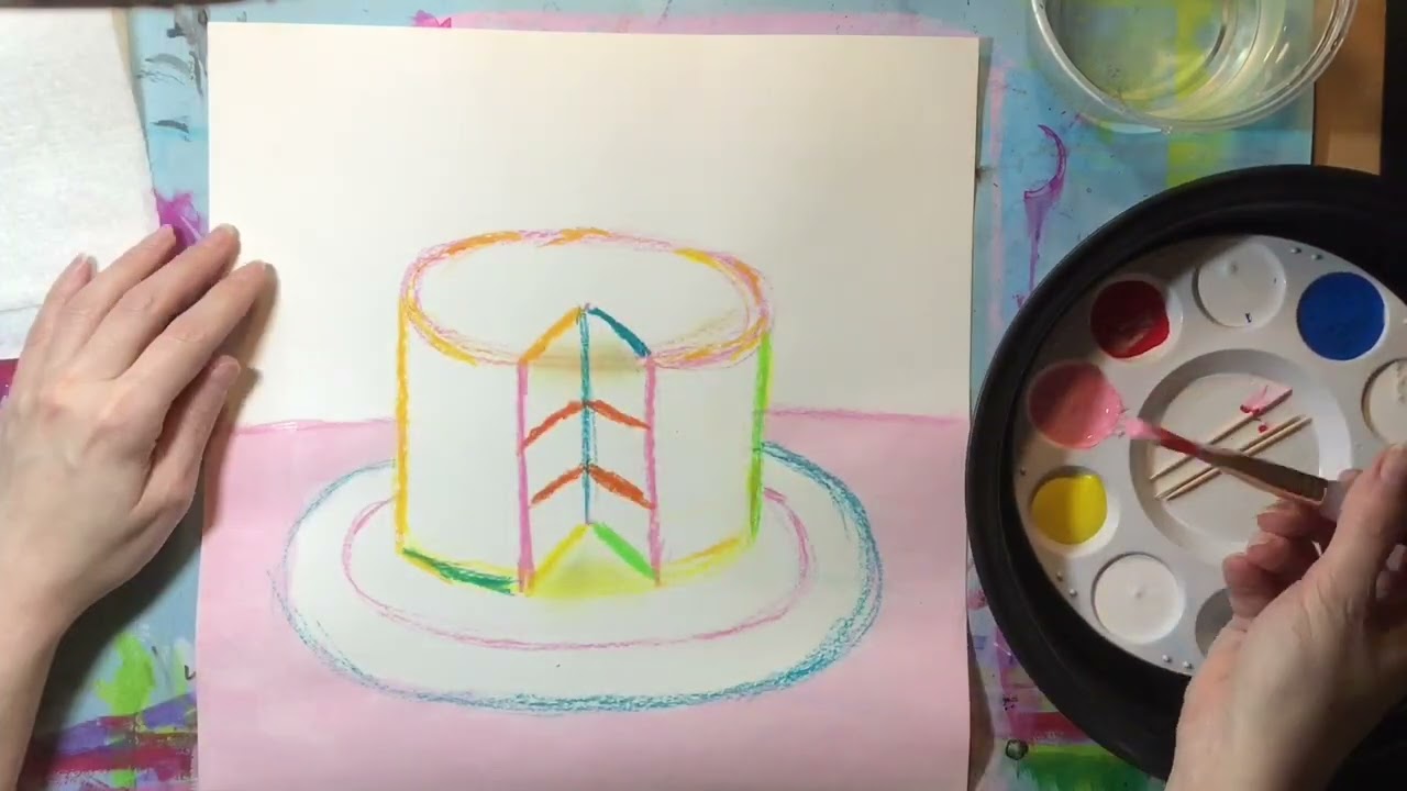 Let's Paint a Cake Inspired by Wayne Thiebaud