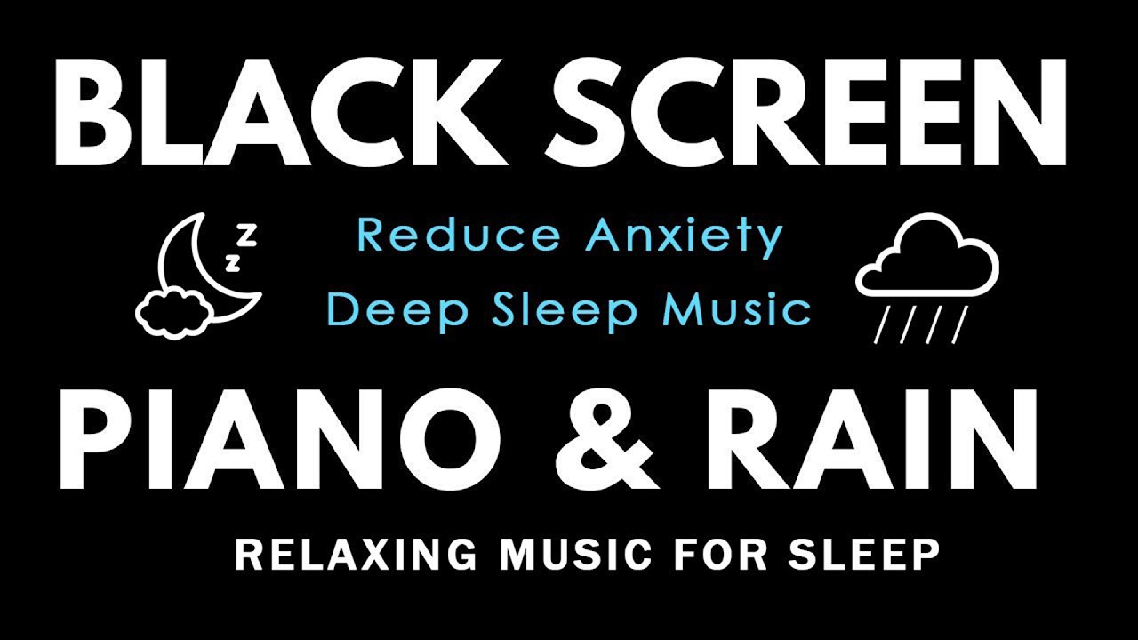 Relaxing Sleep Music 😴 Peaceful Piano & Soft Rain Sounds | Reduce Stress, Deep Sleep Music