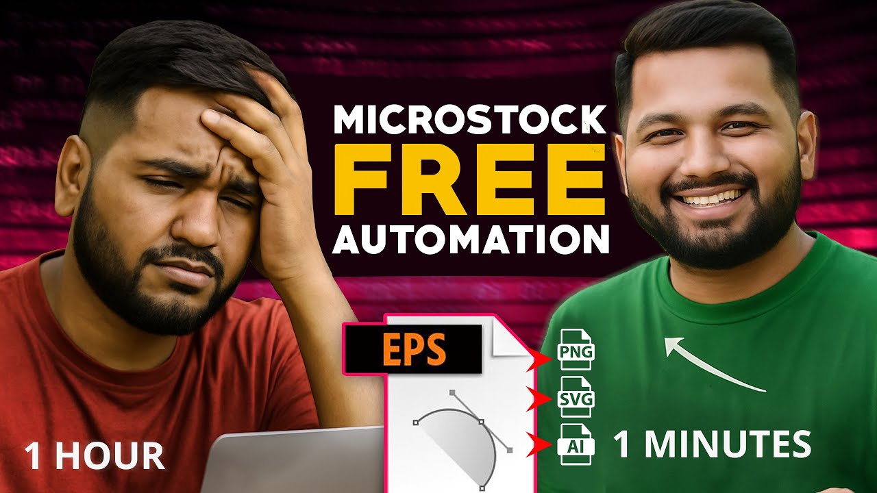 FREE AI Automation for Microstock Save time & Boost Earnings
