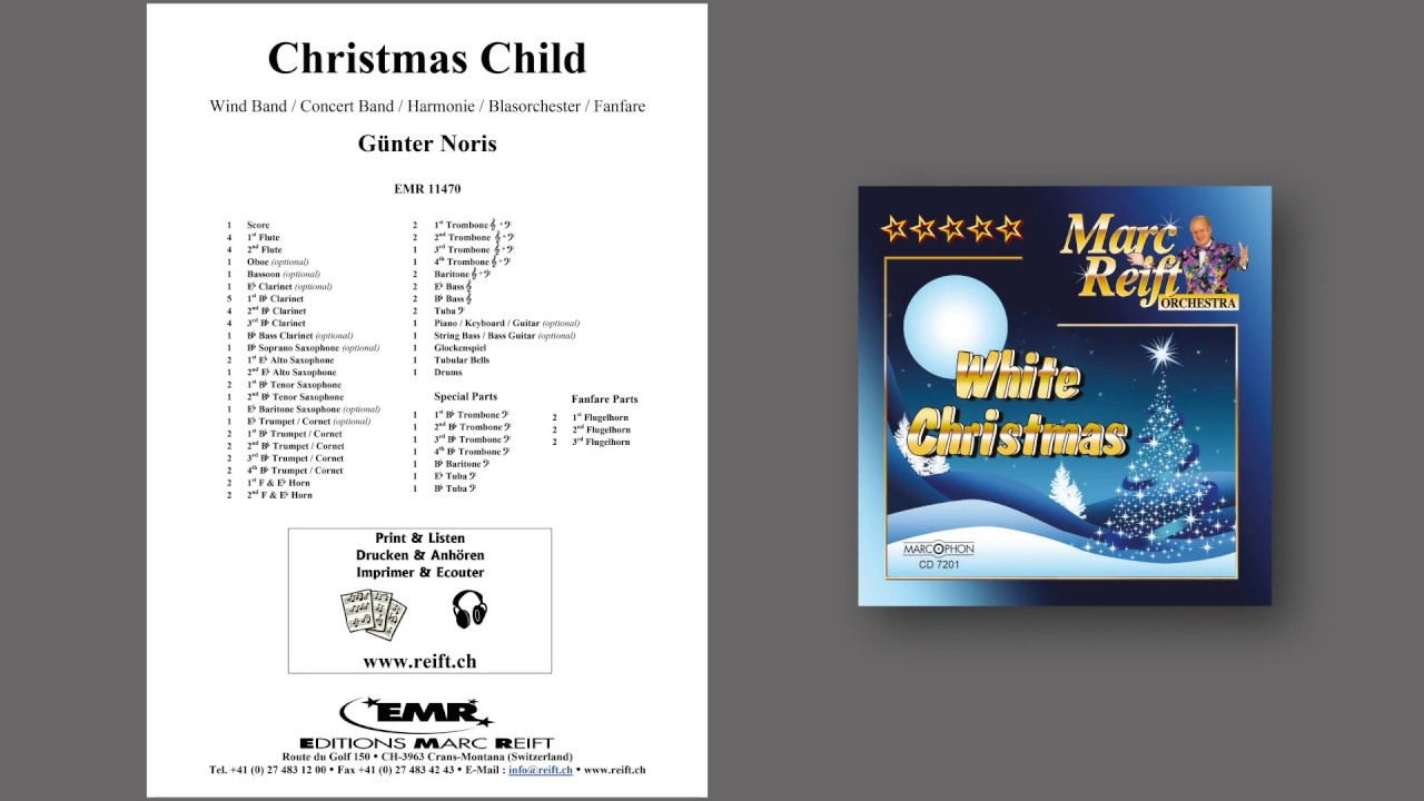Editions Marc Reift – Günter Noris: Christmas Child - for Concert Band