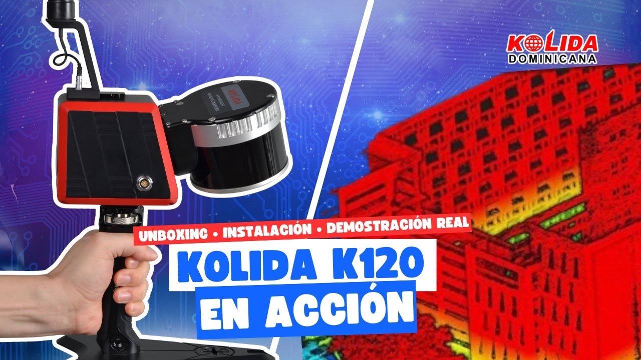 Unboxing y Guía del Kolida K120 | Escáner SLAM 3D para Levantamientos Profesionales