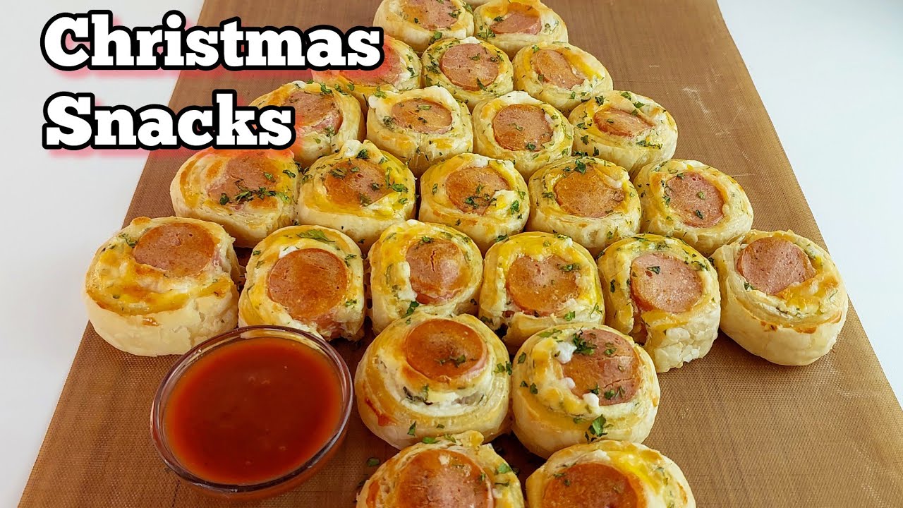 Quick Christmas Puff Pastry Tree I Easy Festive Snack Recipe for Holidays🌲