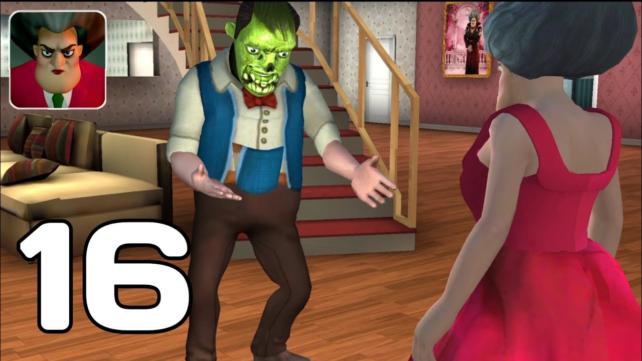 Scary Teacher 3D - SCARY-TALE ENDING Part 16 (Android GamePlay Walkthrough)